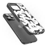 Personalised Black & White Cheetah Pattern