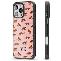 Personalised Pink Safari Tiger Pattern