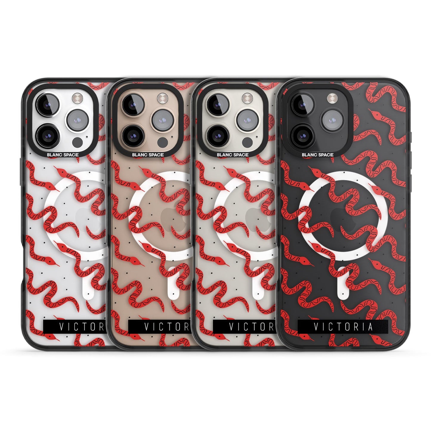 Personalised Red Snake Pattern