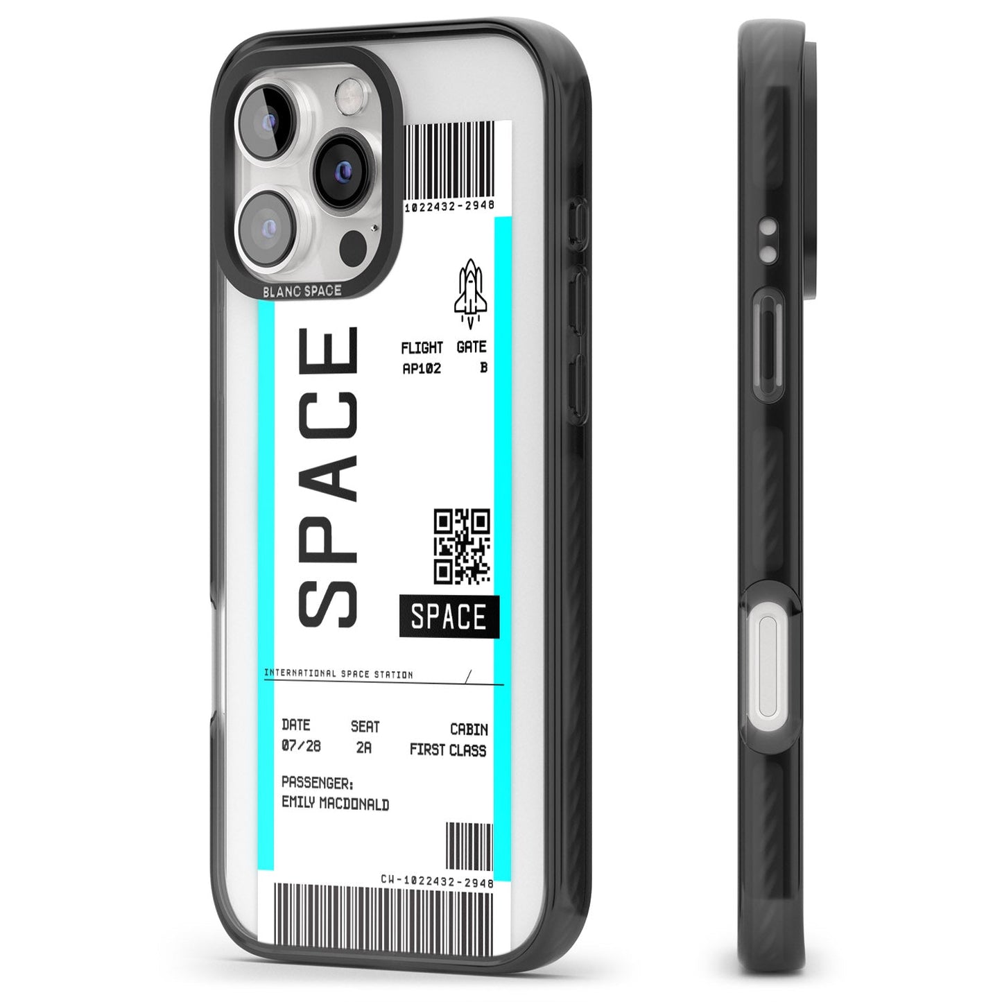 Personalised Space Travel Ticket