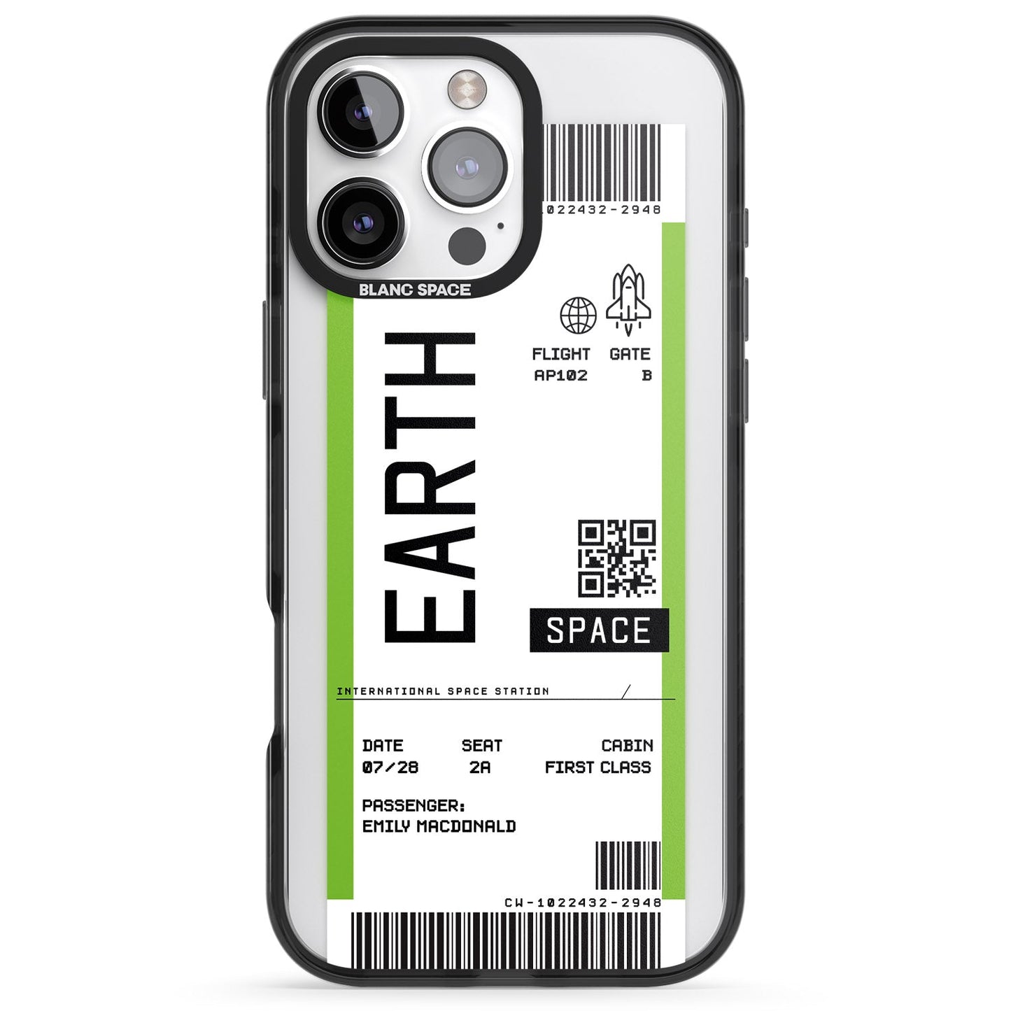 Personalised Earth Travel Ticket