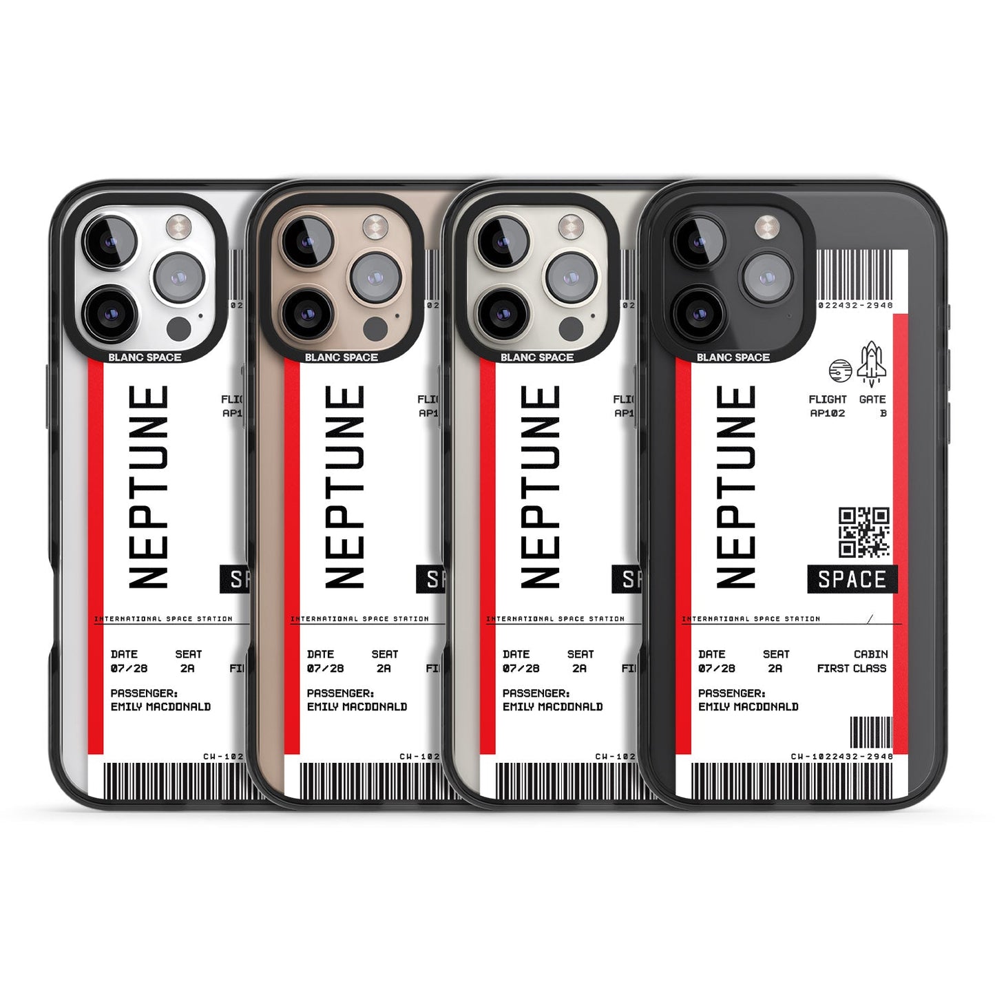 Personalisierte Neptune-Reisekarte