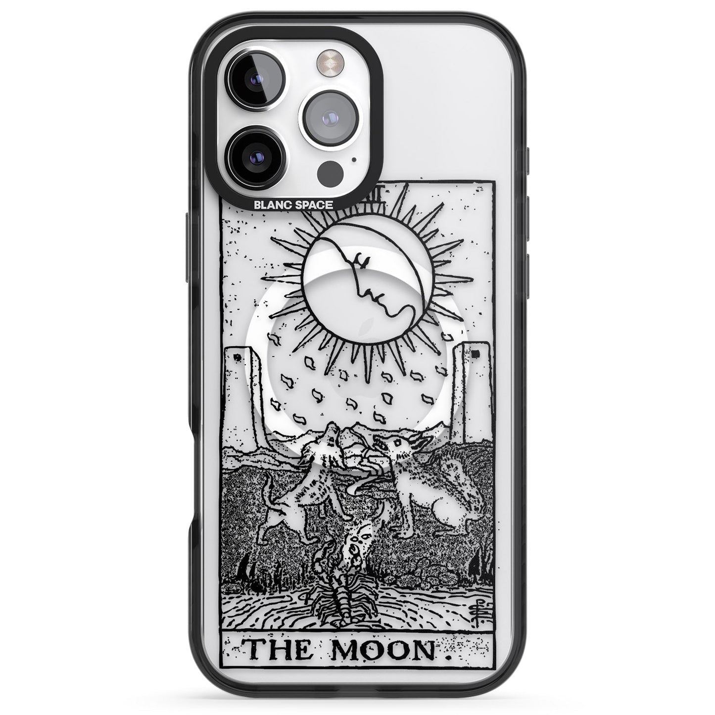 Personalised The Moon Tarot Card (Clear)
