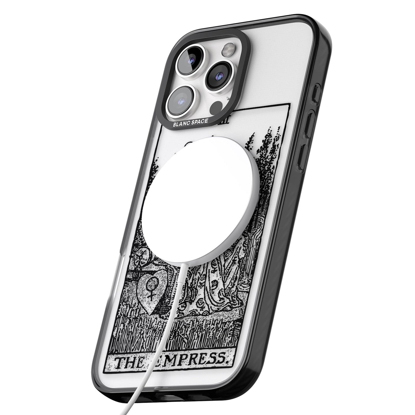 Personalisierte Tarotkarte „Die Kaiserin“ (Transparent)