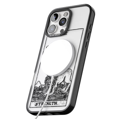 Personalisierte Stärke-Tarotkarte (Transparent)