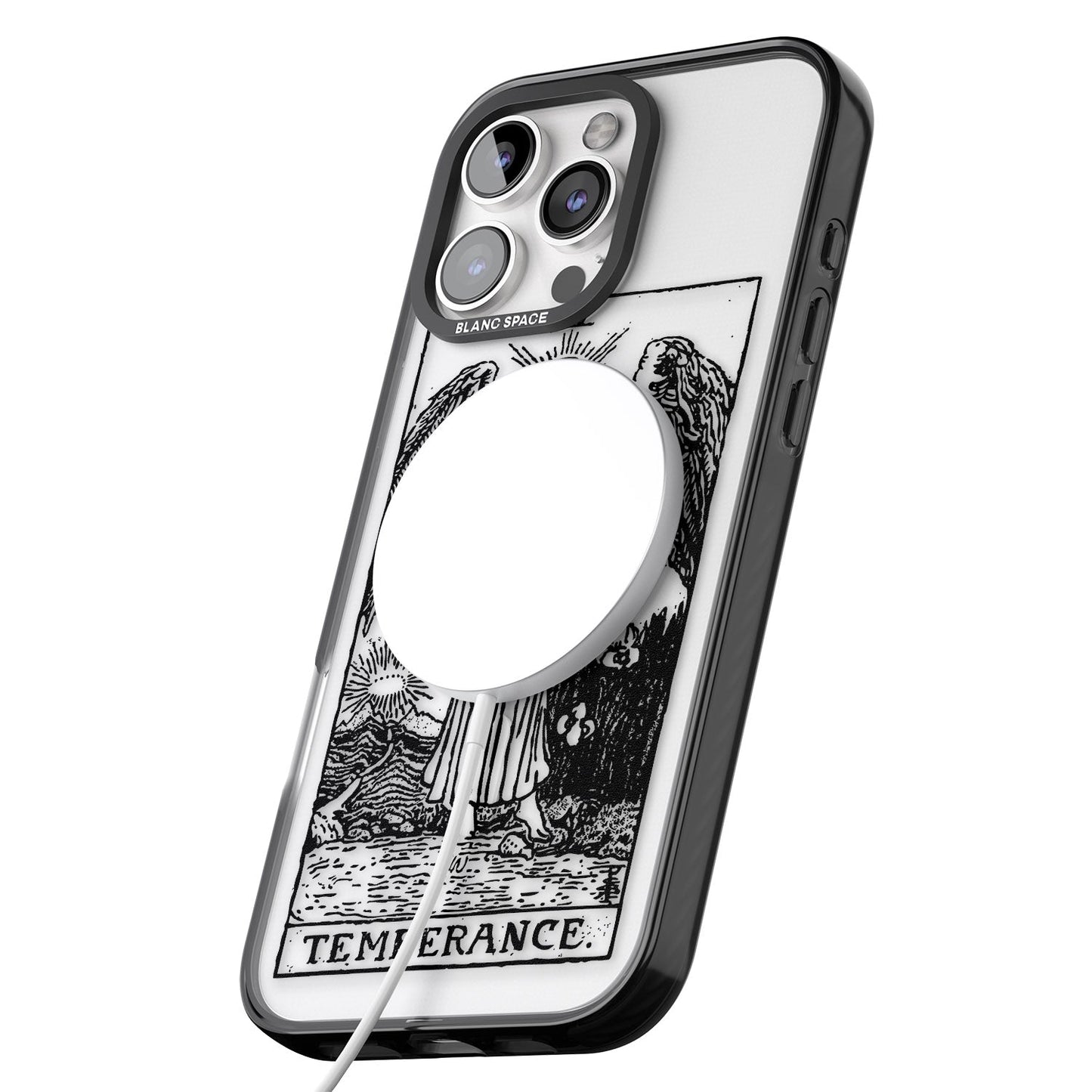 Personalisierte Temperanz-Tarotkarte (Transparent)