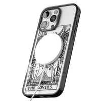 Personalisierte Tarotkarte „Die Liebenden“ (Transparent)