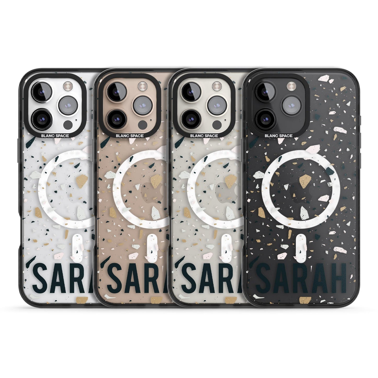 Personalised Terrazzo Blue, Pink, Brown