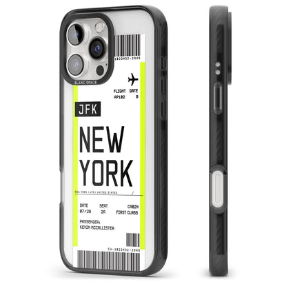 Personalised New York Boarding Pass