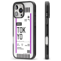 Personalised Tokyo Boarding Pass