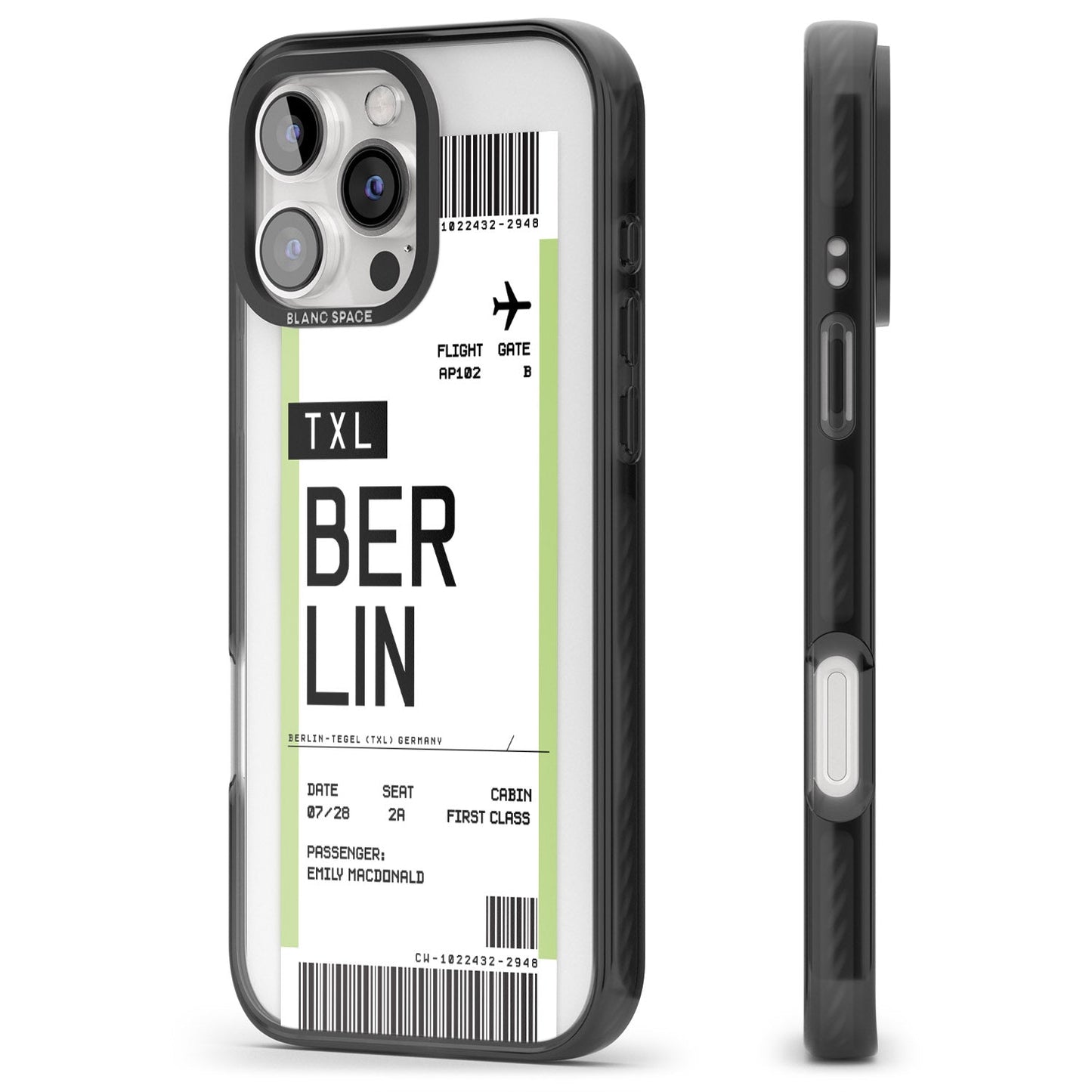 Personalised Berlin Boarding Pass
