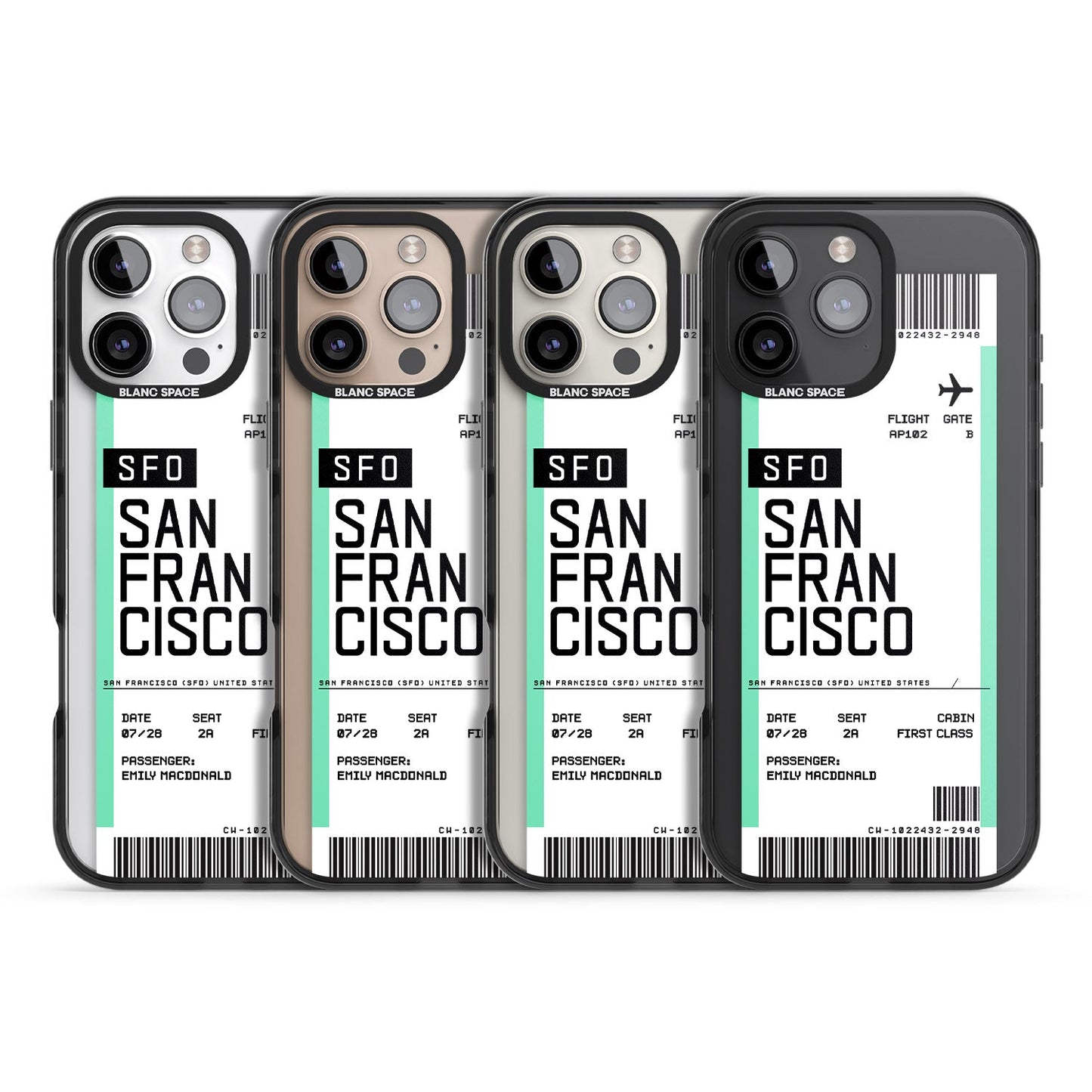 Personalised San Francisco Boarding Pass