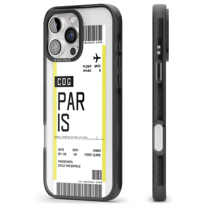 Personalised Paris Boarding Pass