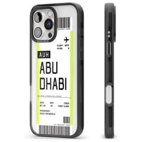 Personalised Abu Dhabi Boarding Pass