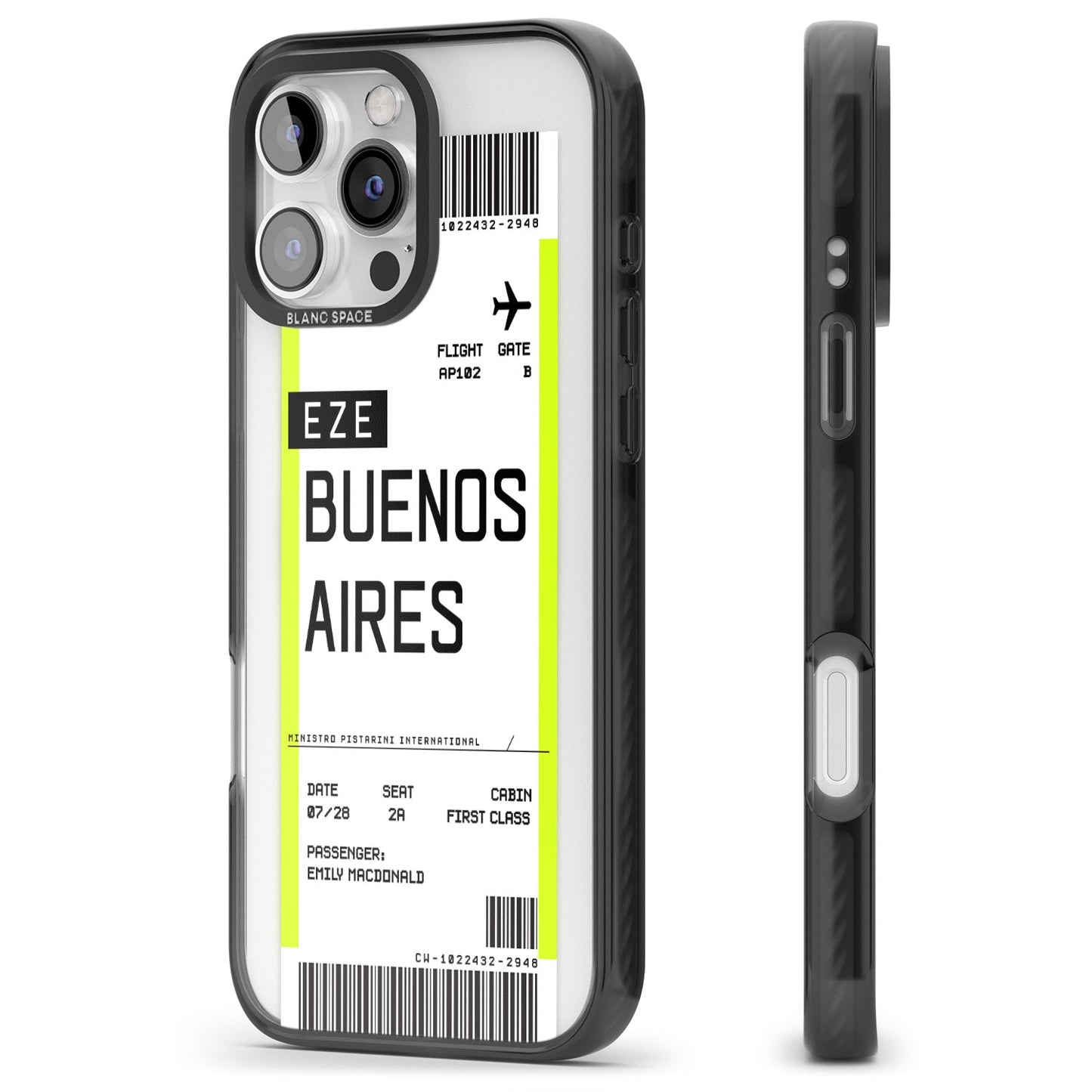 Personalised Buenos Aires Boarding Pass