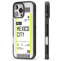 Carte d'embarquement personnalisée pour Mexico