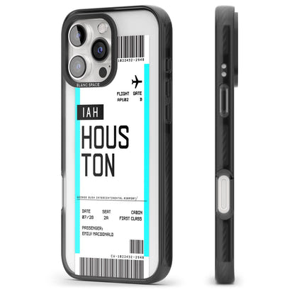 Personalised Houston Boarding Pass
