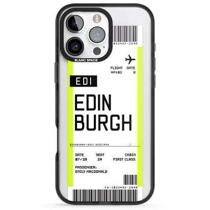 Personalised Edinburgh Boarding Pass