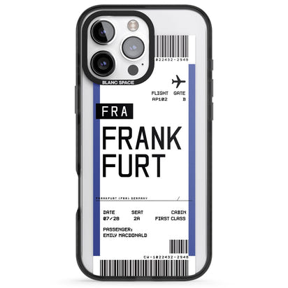 Personalised Frankfurt Boarding Pass
