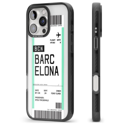 Personalised Barcelona Boarding Pass