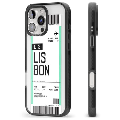 Personalised Lisbon Boarding Pass