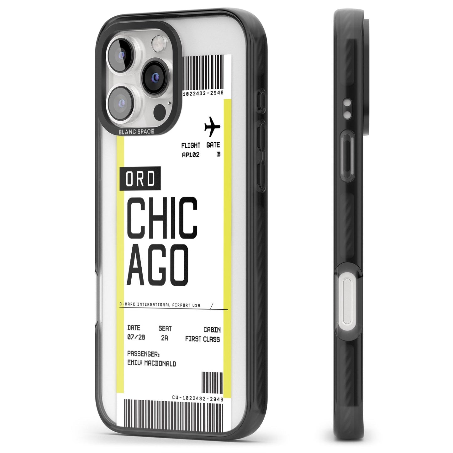 Personalised Chicago Boarding Pass
