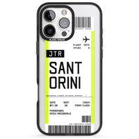 Personalisierte Bordkarte für Santorini