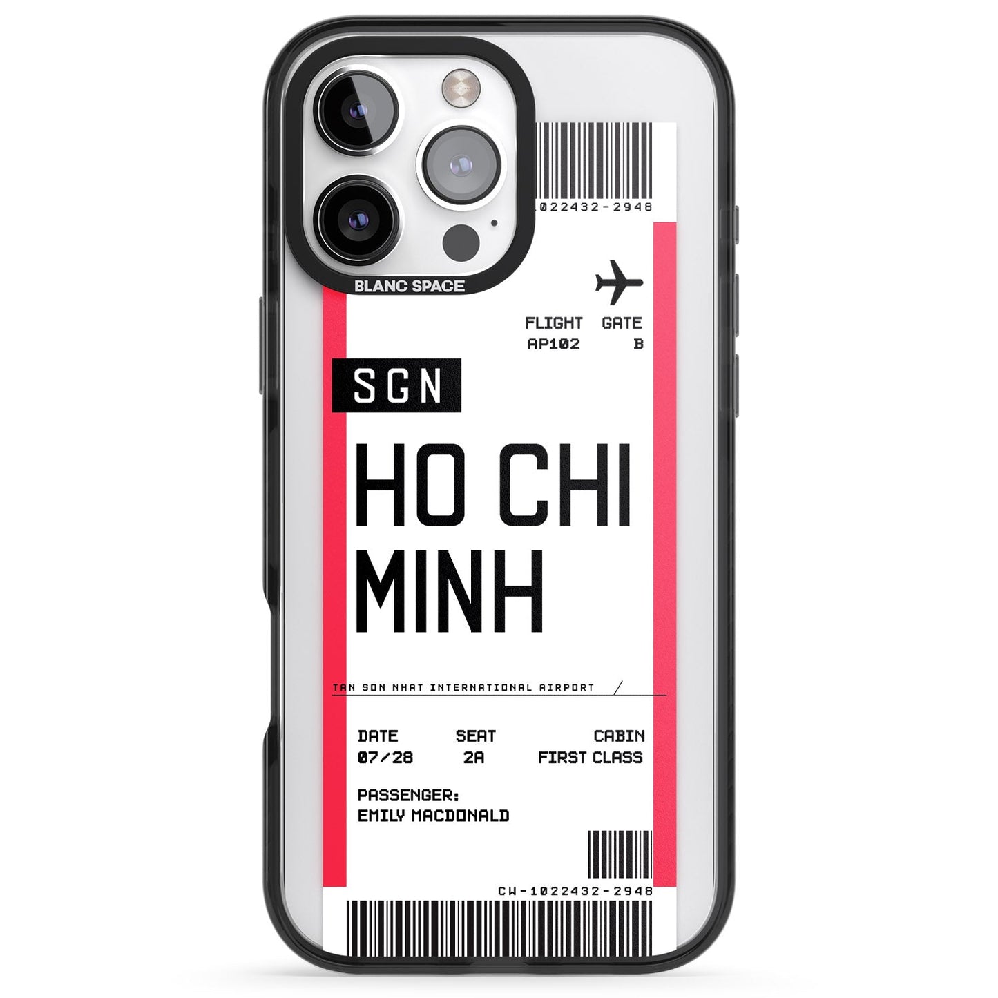 Personalised Ho Chi Minh Boarding Pass