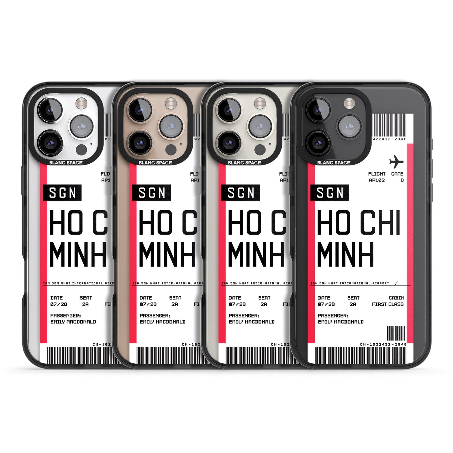 Personalised Ho Chi Minh Boarding Pass