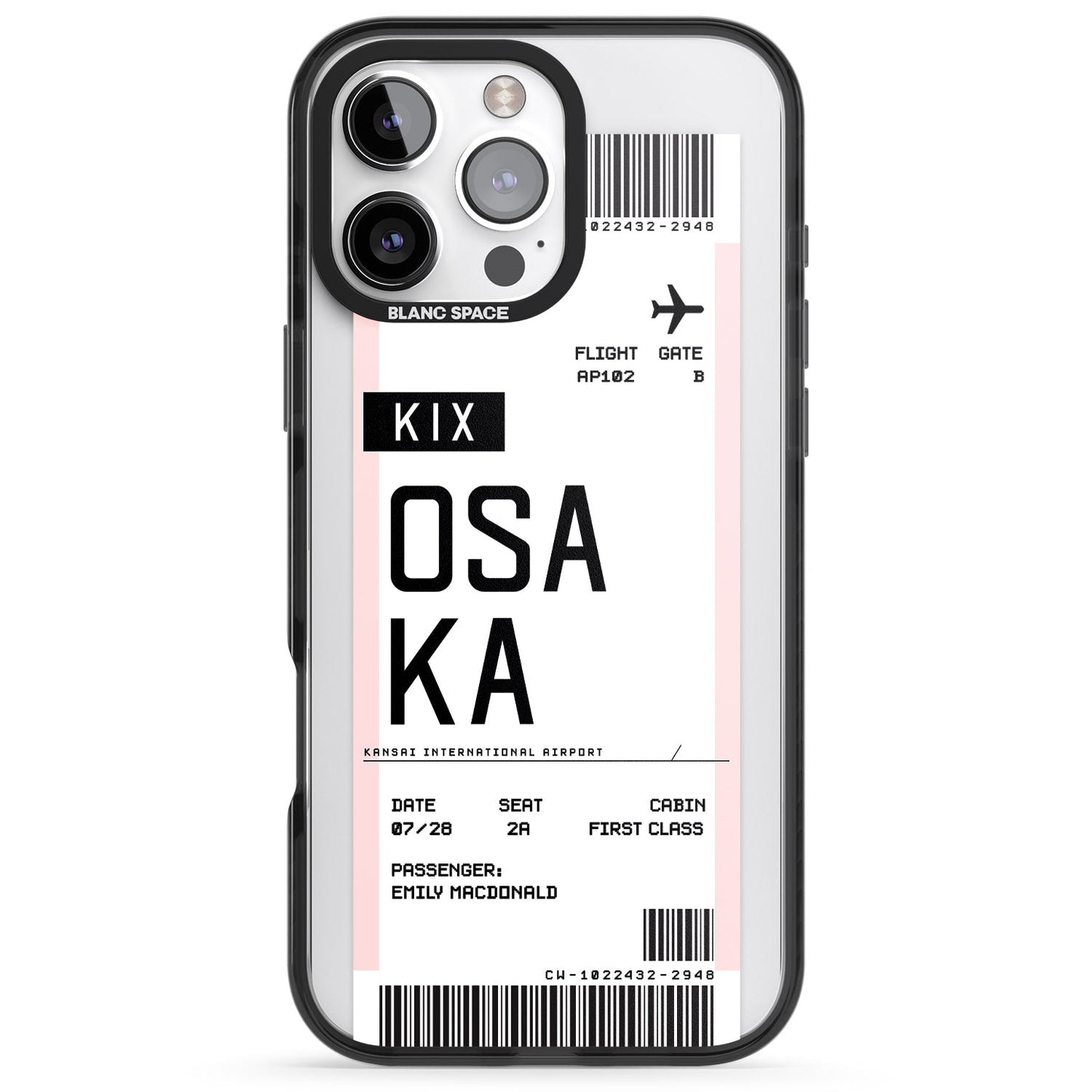 Personalised Osaka Boarding Pass