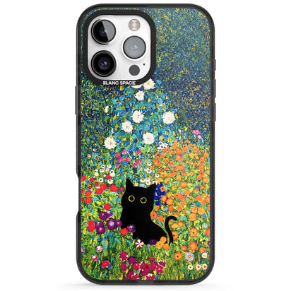 Cat in Klimt's Garden