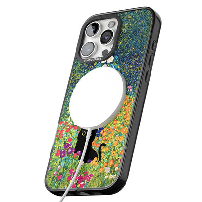 Cat in Klimt's Garden