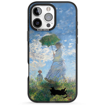 Cat with Monet's Parasol Lady