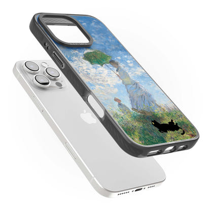 Cat with Monet's Parasol Lady