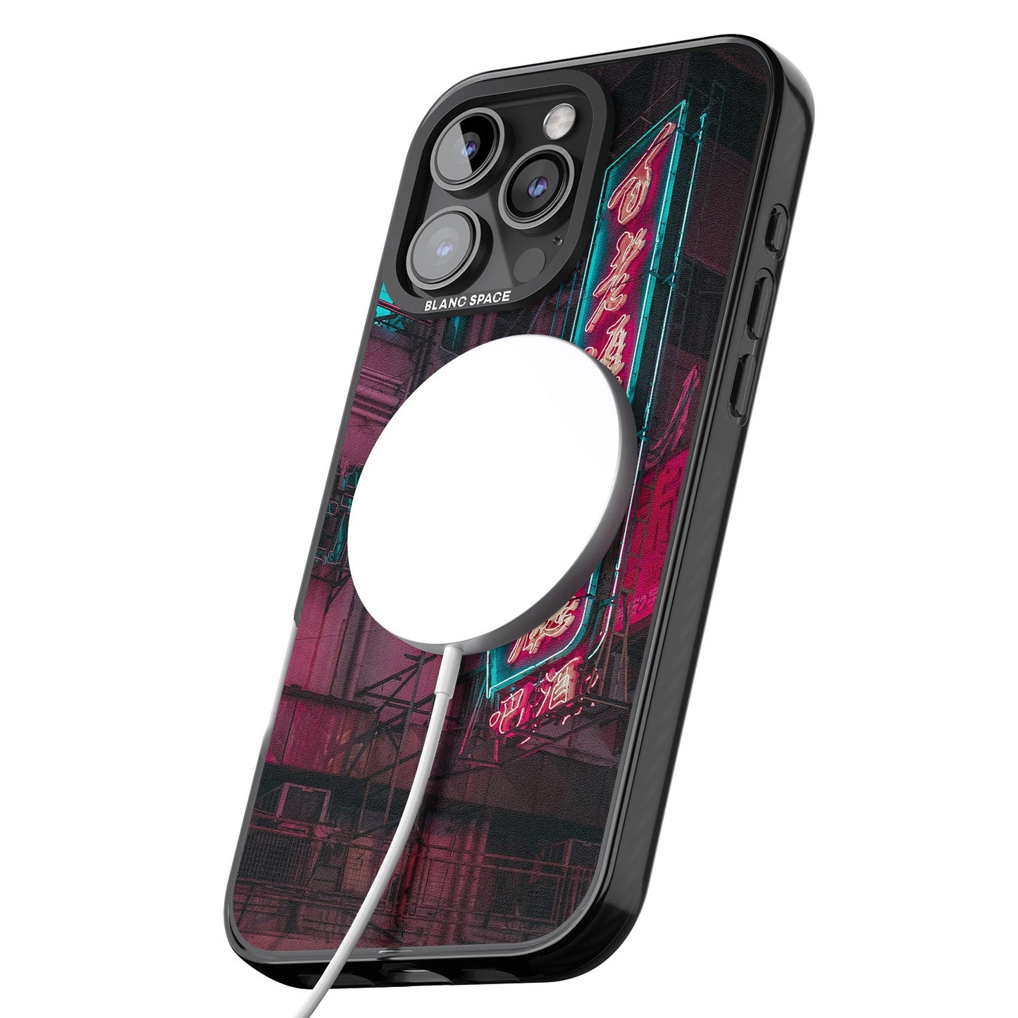 Neon-Kanji-Stadtbild