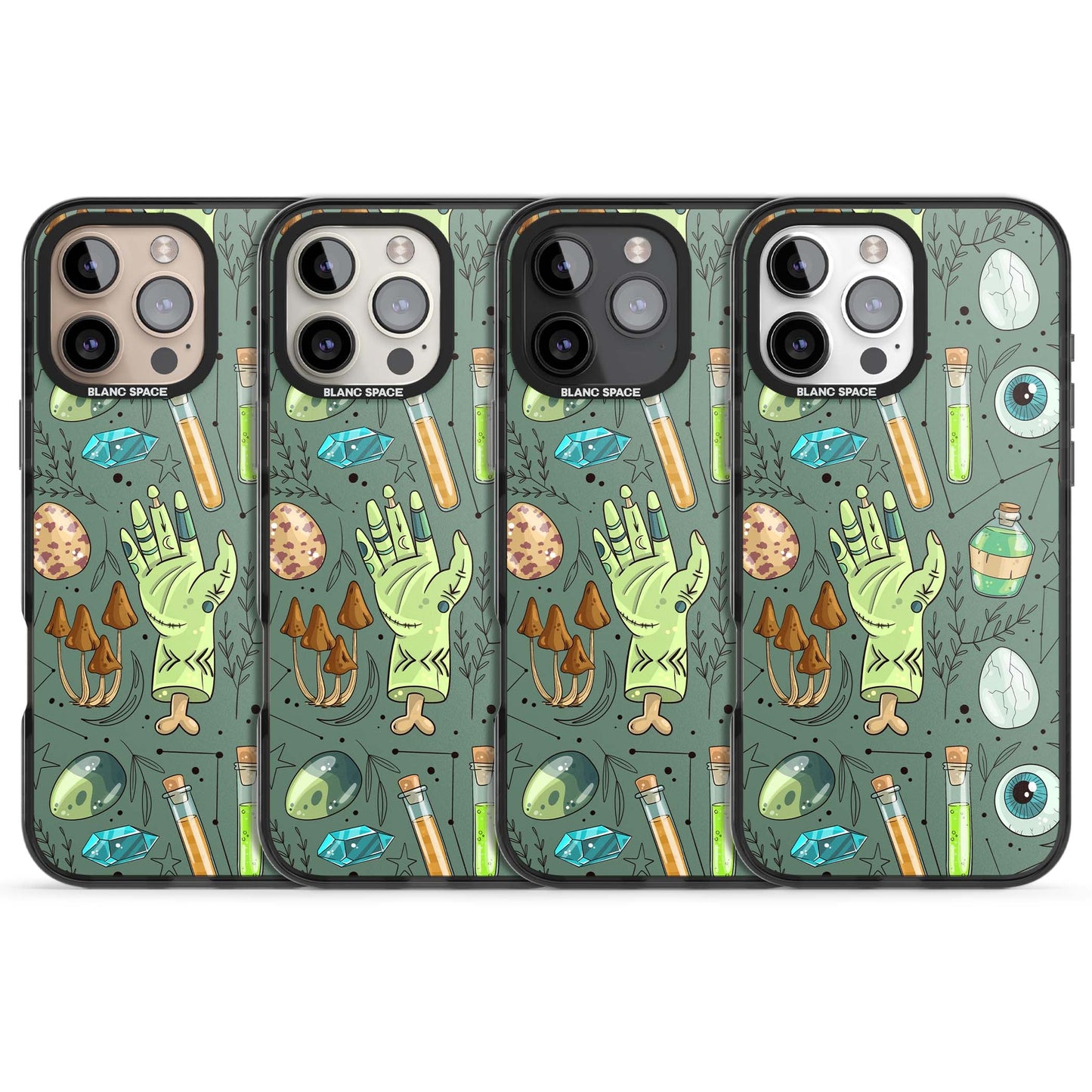 Motif expérimental de dessin animé pour Halloween