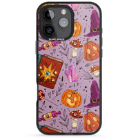 Witchy Cartoon Halloween Pattern