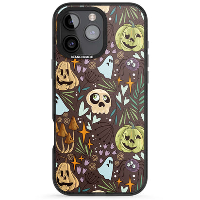 Goblincore Cartoon Halloween Pattern