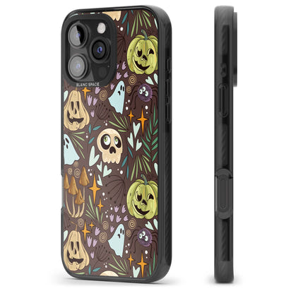 Goblincore Cartoon Halloween Pattern