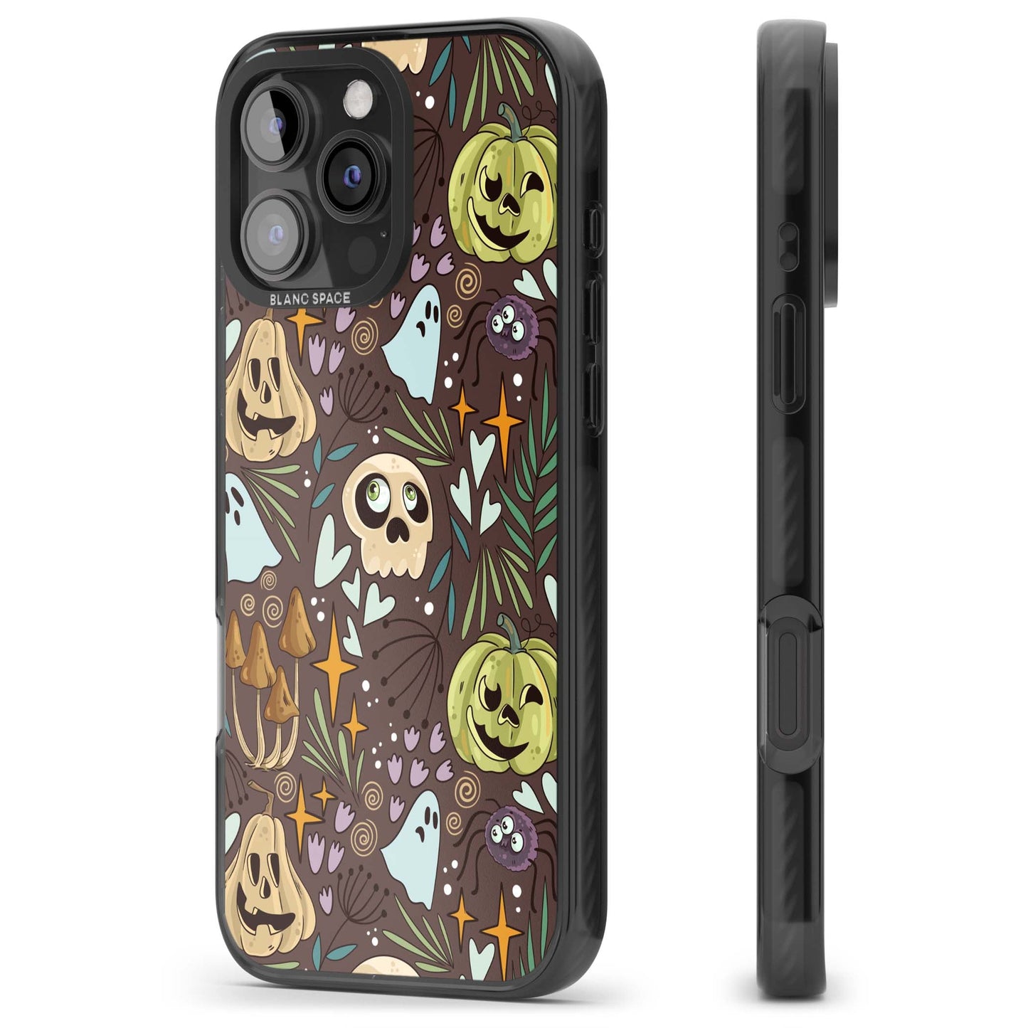 Goblincore Cartoon Halloween Pattern