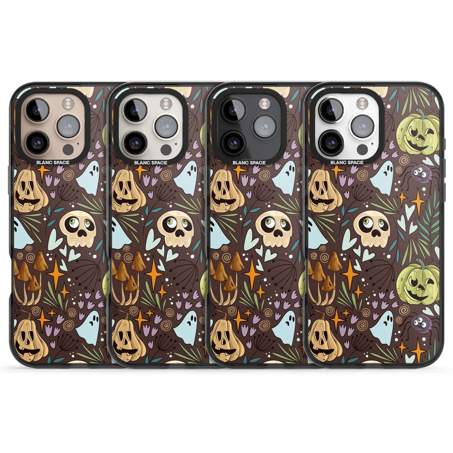 Goblincore Cartoon Halloween Pattern