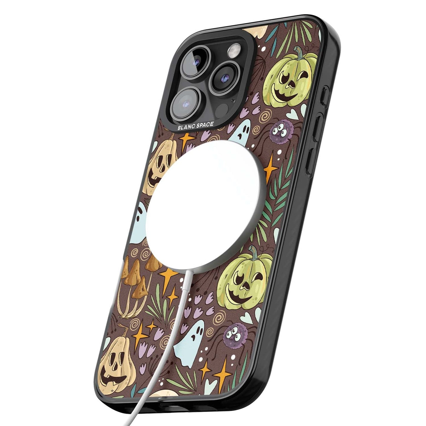 Goblincore Cartoon Halloween Pattern