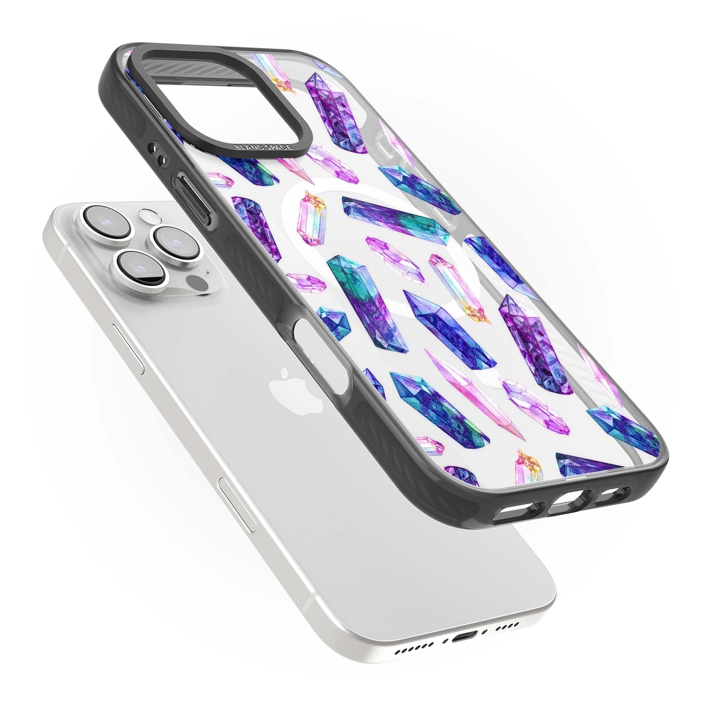 Iridescent Prism Crystals