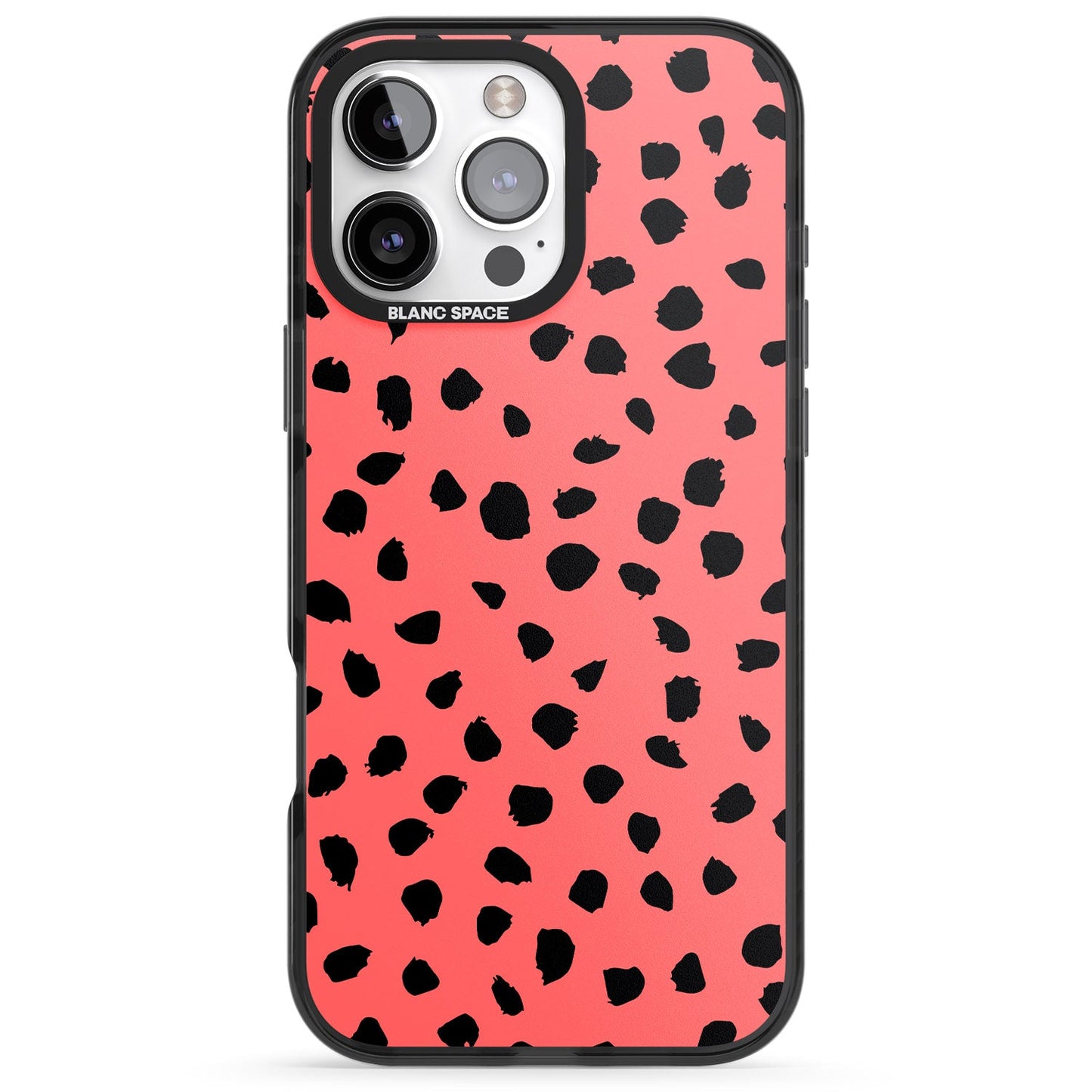 Black Dalmatian Spots On Coral