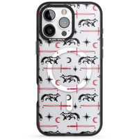 Motif renard et lame