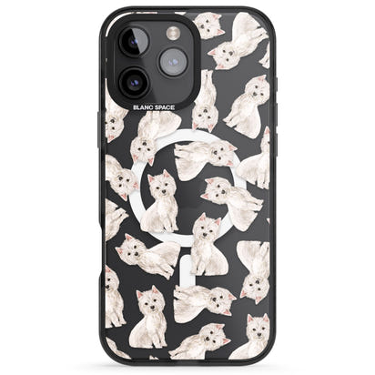 Motif de chien Westie