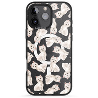 Motif de chien Westie