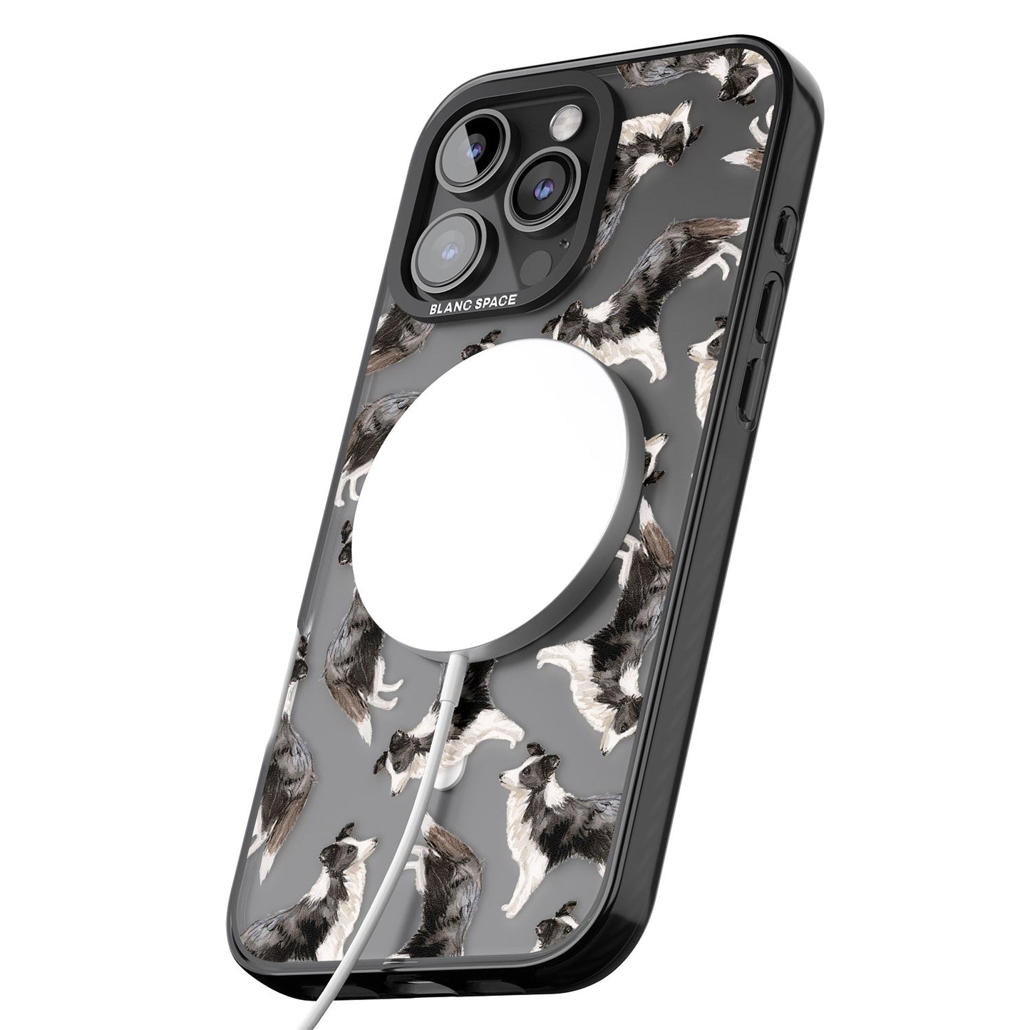 Border Collie Pattern Watercolour