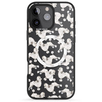 Pudel-Aquarellmuster