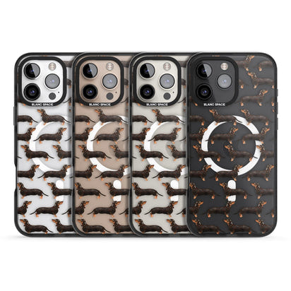 Dachshund Pattern Black Tan